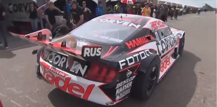 TC: el problema de Werner en su Mustang que lo retrasó en Viedma