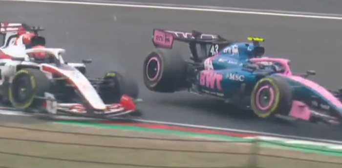 F1: ¡Atención! El toque de Ocon a Colapinto que provocó la sanción al francés en el Gran Premio de China