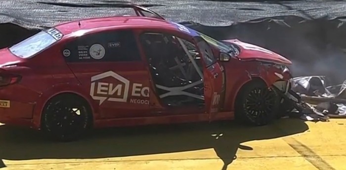 Fiat Competizione: fuerte golpe durante la final en el Callejero de Buenos Aires