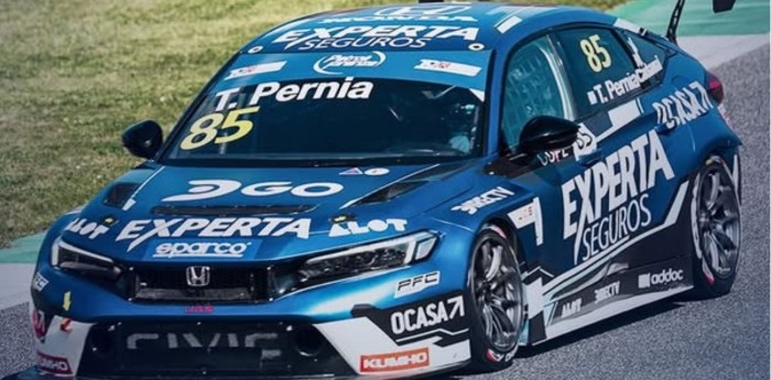 TCR Europe: Tiago Pernía, dentro del Top 10 en el segundo entrenamiento en Mugello
