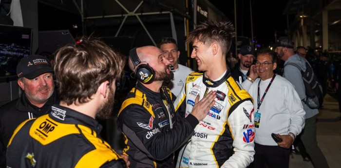 IMSA: las sentidas palabras de Varrone luego de subirse al podio en las 12 horas de Sebring ¿Qué dijo?