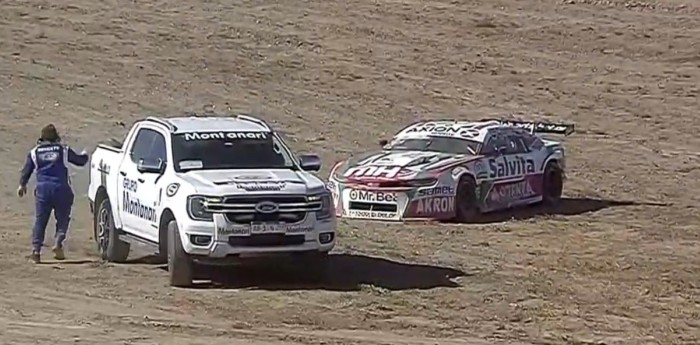 TC: el despiste de Canapino que provocó bandera roja en el primer ensayo en Neuquén