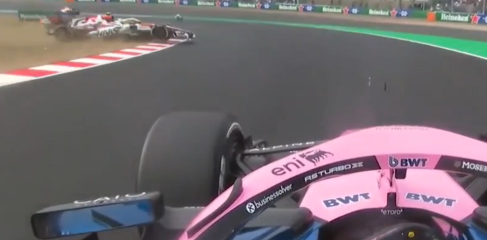 F1: Bearman se despistó y casi le pega a Colapinto en el Gran Premio de Japón