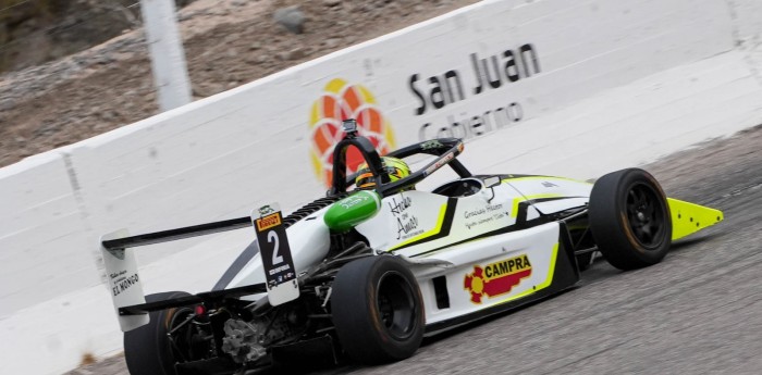 Fórmula Nacional: Tomás Campra lideró en El Zonda y es el primer ganador de la temporada