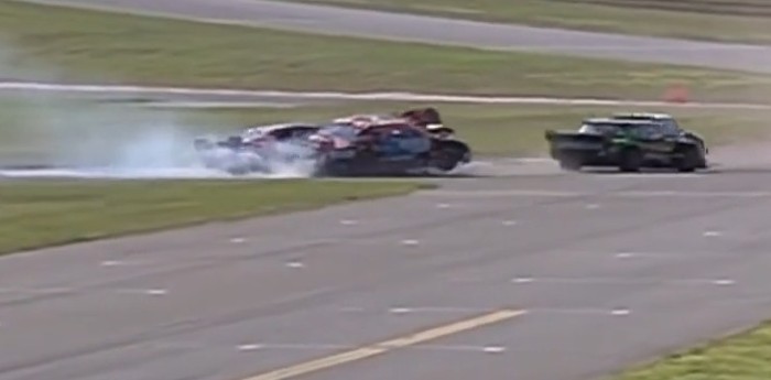 Procar 4000: fortísimo accidente entre Bava y Belhart durante la primera serie de la Clase B