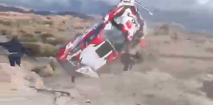 IMÁGENES SENSIBLES: fuerte accidente en el Rally Sudamericano: falleció un espectador