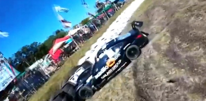 TC: ¡Atención! Despiste y abandono de Santero en la final de Concepción