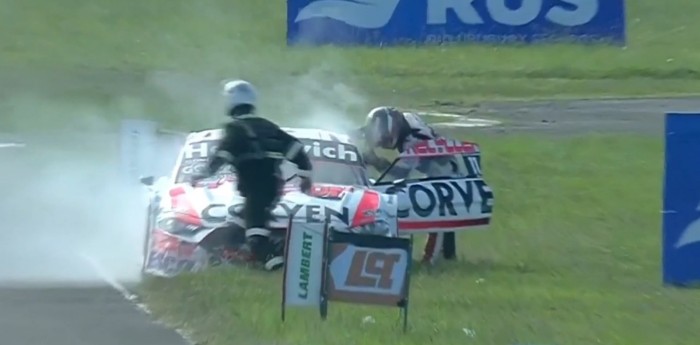 TC: ¡Con lo justo! Werner cruzó la bandera a cuadros con el Mustang averiado y fue 14° en Concepción