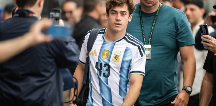 "Este es un sueño que tenía desde chico", Colapinto en la previa del Road Show en Buenos Aires