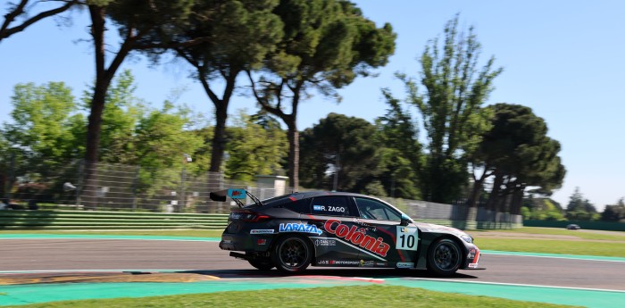 TCR Italy: Ramiro Zago comenzó muy competitivo en el inicio del fin de semana en Imola
