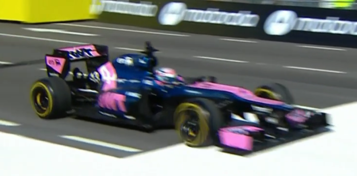 ¡PRIMERA SALIDA A PISTA! Colapinto aceleró el Lotus en las calles de Buenos Aires