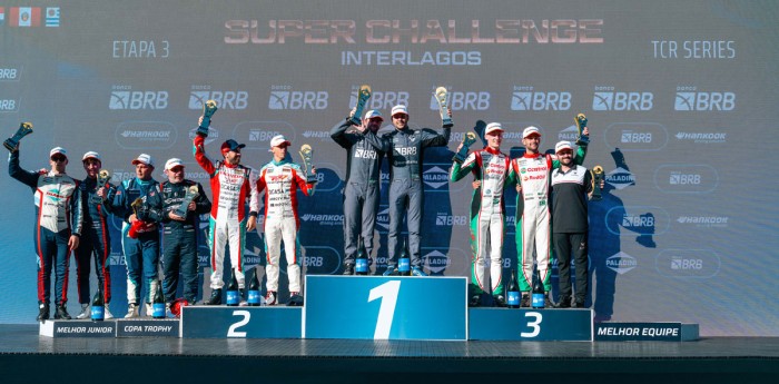 TCR South America: "Misión cumplida", las sensaciones de Gianfratti y Brickley luego del podio en Interlagos