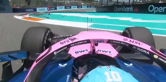 F1: sin margen de error, la exigida maniobra de Pierre Gasly en la FP1 del GP de Miami