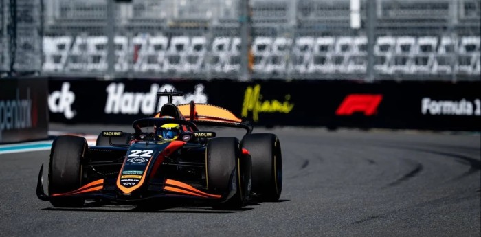 F2: Nico Varrone brilló en la sprint de Miami y terminó cuarto, a las puertas del podio