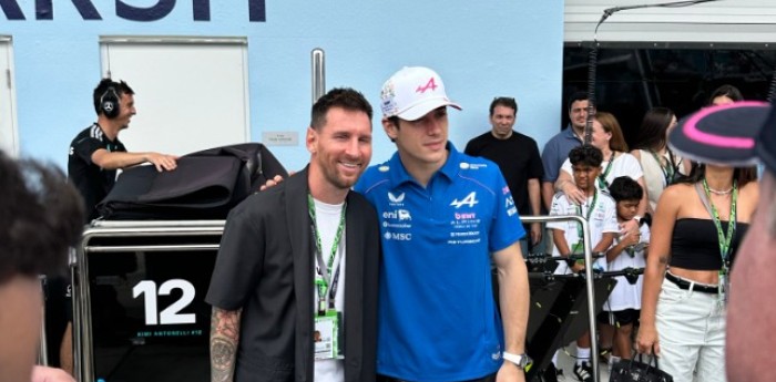 F1: ¡Se dio el encuentro! Lionel Messi y Franco Colapinto se juntaron en el Gran Premio de Miami