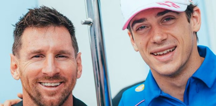 F1: "Viniste, bol***": el detrás de escena del encuentro entre Colapinto y Messi