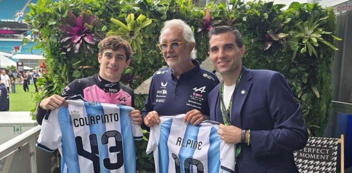 F1: la AFA acompañó a Colapinto en el Gran Premio de Miami