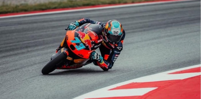 Moto3: Perrone, tras su pole en Cataluña: "Me salió a la perfección, ya tocaba"