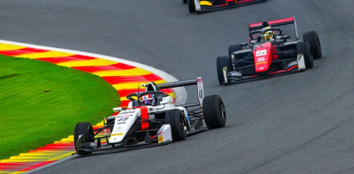 Euroformula Open: Gino Trappa subió al podio en su paso por Spa-Francorchamps