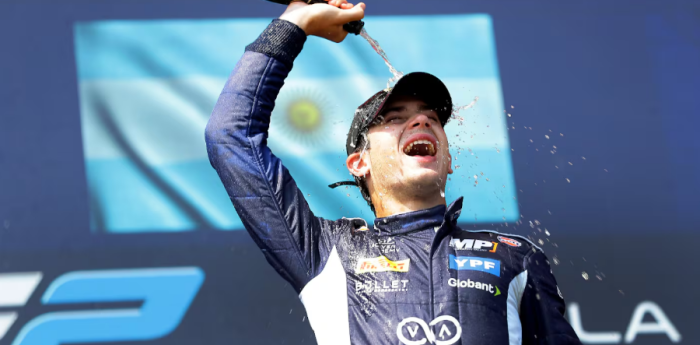 Se cumplen 2 años del triunfazo de Colapinto en Imola en la F2, con dedicatoria a Traverso