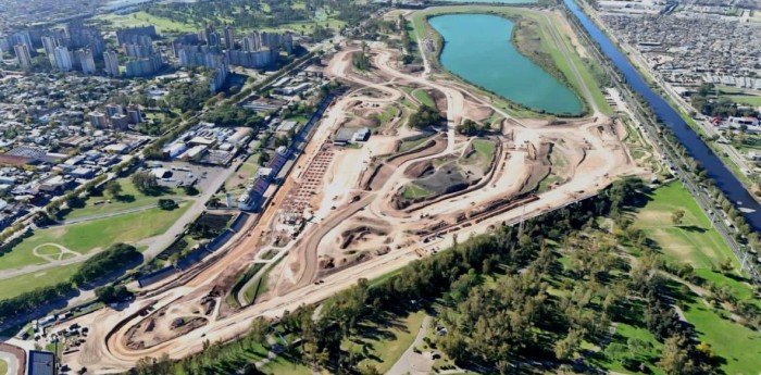Autódromo de Buenos Aires: avanzas las obras y los nuevos boxes ya toman forma