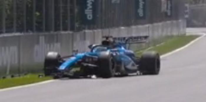 F1: una marmota, la responsable del fuerte incidente de Albon que causó bandera roja en Canadá
