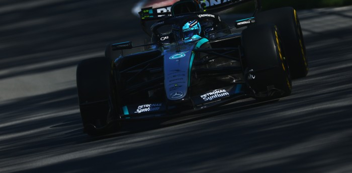 F1: George Russell encabezó el "1-2" de Mercedes en la clasificación para la carrera Sprint del GP de Canadá