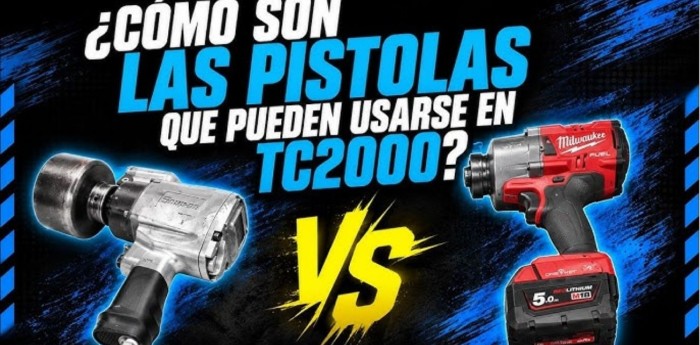 TC2000: Pistola neumática vs eléctrica: ¿qué virtudes tiene cada una?