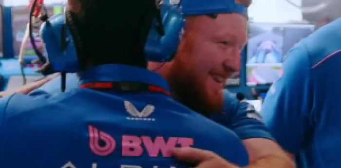 F1: ¡Pura emoción! Así festejó Alpine en el box por el P10 de Colapinto en la Qualy de Canadá
