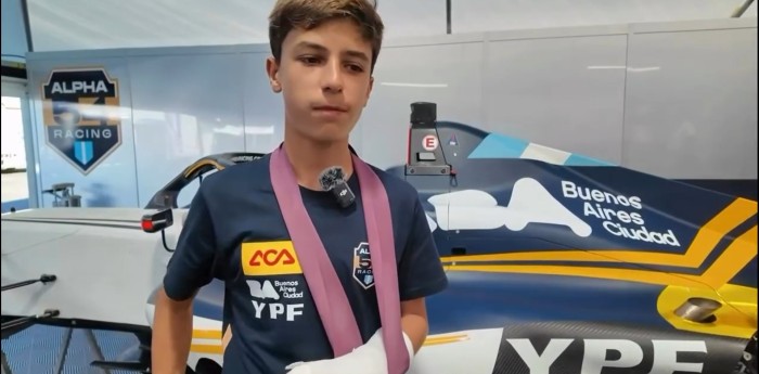 F4 Italiana: Thiago Palotini contó cómo fue el accidente, la operación y su recuperación