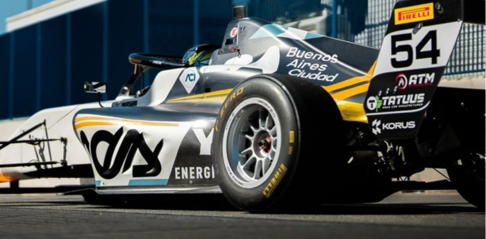 F4 Italiana: ¡A la final! Federico Díaz Quaglia llevó al Alpha 54 Racing a su primera definición en Vallelunga