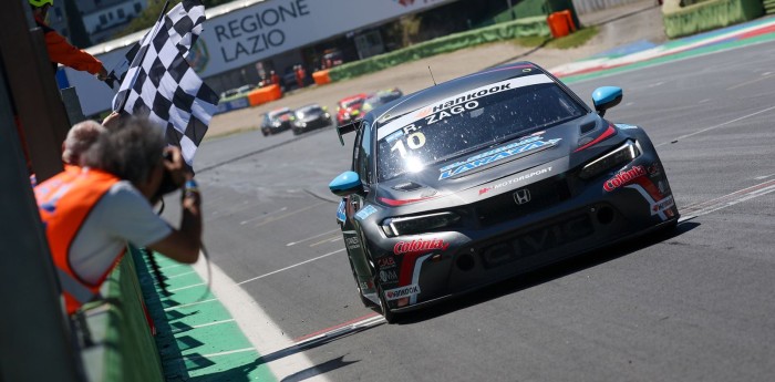 Ramiro Zago logró en Vallelunga su primera victoria en el TCR Italy