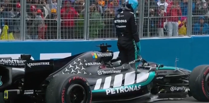 F1: ¡Abandono para George Russell!