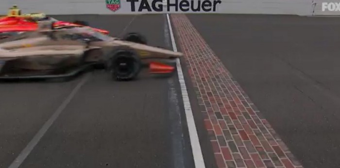 Indy 500: la cámara que refleja la infartante definición entre Rosenqvist y Malukas en Indianápolis