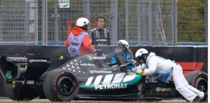 F1: el problema que provocó el abandono de Russell en Canadá que preocupa a Mercedes