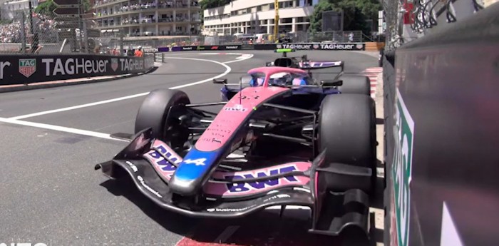 F1: ¡Al límite! El "besito al muro" de Colapinto en la FP3 de Mónaco
