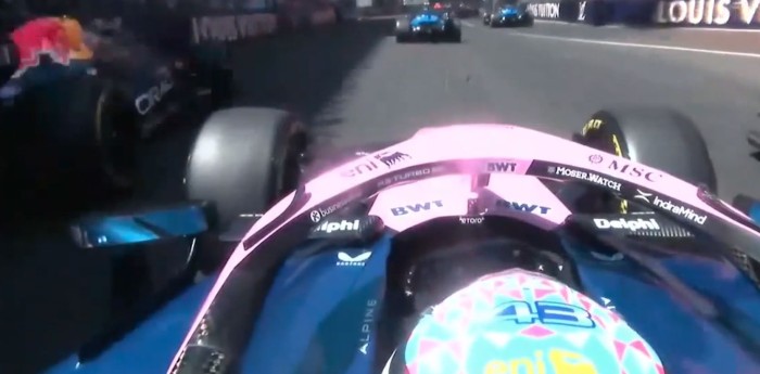 F1: ¡A puro reflejo! La magistral maniobra de Colapinto para evitar impactar a Verstappen en la largada de Mónaco