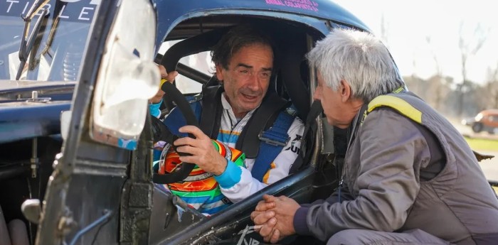 La inesperada aparición de Aníbal Colapinto: el padre de Franco volvió a subirse a un auto de carrera
