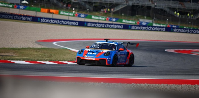 Porsche Supercup: sábado complejo para Luciano Martínez en Barcelona