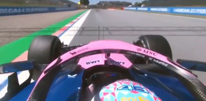 F1: el momento exacto donde Colapinto comete la infracción que generó polémica y le valió una penalización