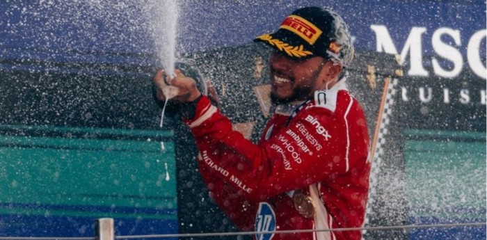 F1: ¡Emoción total! Así se vivió la victoria de Hamilton en la transmisión italiana