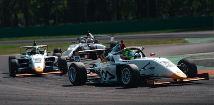 F4 Italiana: los pilotos del Alpha 54 Racing cerraron la actividad en Monza