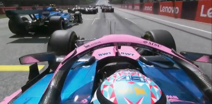 F1: Colapinto tuvo una largada complicada en Austria y alertó por radio: “No tengo potencia”