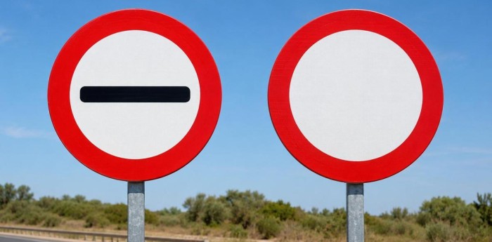 Atención conductores: ¿qué significa el cartel de tránsito la señal roja y blanca con una línea negra horizontal?