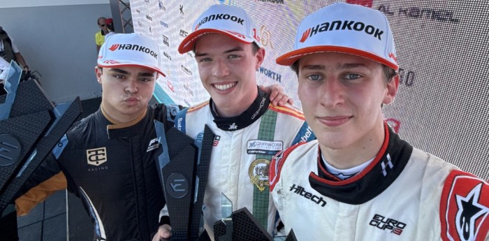 Eurocup 3: Genaro Trappa subió al podio en un sábado accidentado para los argentinos en Imola