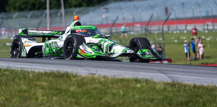 IndyCar: el Juncos Hollinger Racing llegó al Fast Six con Rinus VeeKay en Mid Ohio