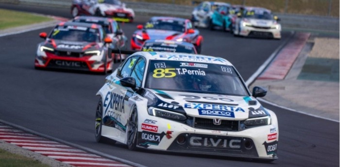 TCR Europe: Tiago Pernía finalizó 7° en la Carrera 2 de Hungría