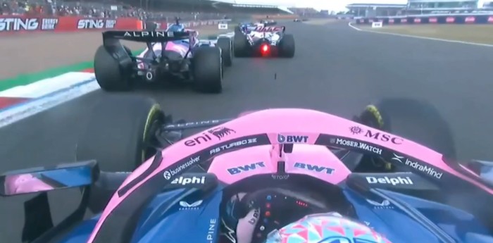 F1: fuerte enojo de Colapinto con Gasly en el arranque del GP de Gran Bretaña
