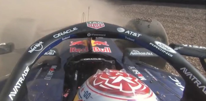 F1: Verstappen se despistó cuando iba al podio y provocó el Safety Car en Silverstone