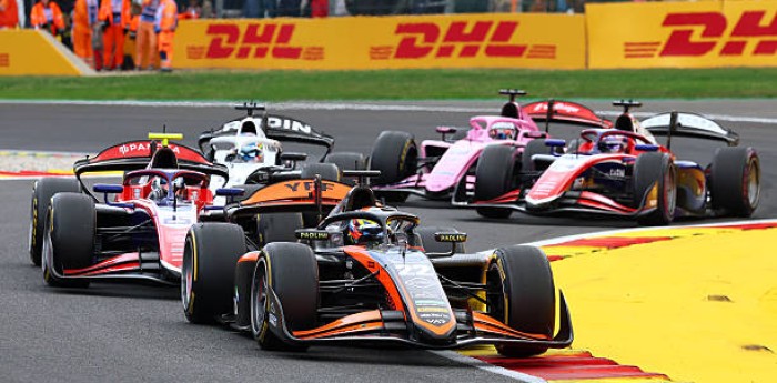 F2: Varrone se encaminaba a su primer podio, pero una bandera roja lo relegó al 14° puesto en Spa